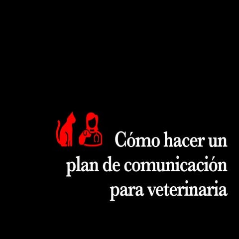 Cómo hacer un plan comunicación para veterinaria