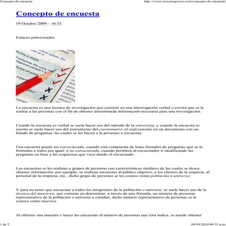 Como hacer una encuesta