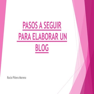 Como hacer un blog