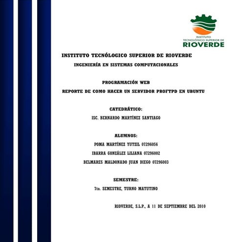 Como hacer un servidor proftpd en ubuntu