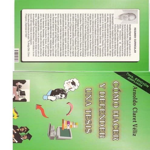 Como hacer y defender una tesis-Arnoldo Claret Veliz