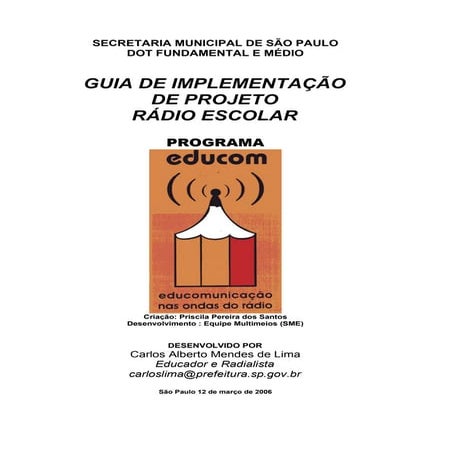 Como implementar rádio_escolar