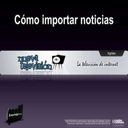 Como Importar Noticias Ntv
