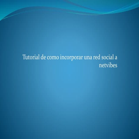 Como incorporar un rss a una red social