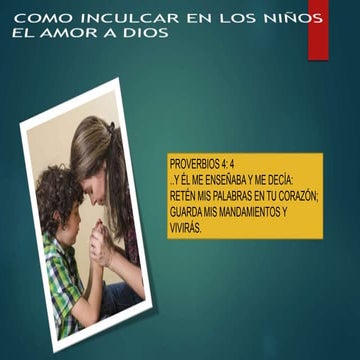 COMO INCULCAR EN LOS NIÑOS EL AMOR A.pptx