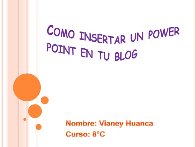 Como insertar un power point en tu ...