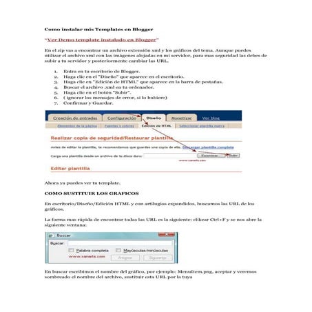 Como Instalar Mis Templates En Blogger