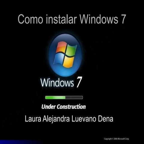 Como Instalar Windows 7