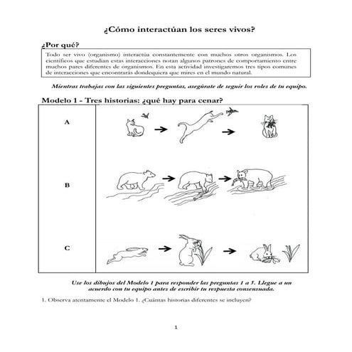 ¿cómo interactúan los seres vivos? Guía basada en la metodología POGIL..pdf