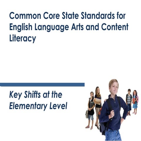Comon core elementary 