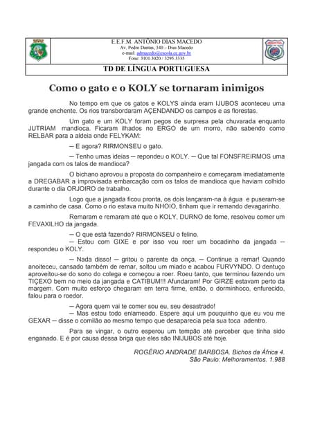 Como o gato e o rato se tornaram am...