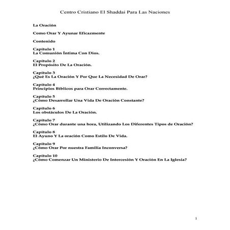 Como  orar y ayunar eficazmente