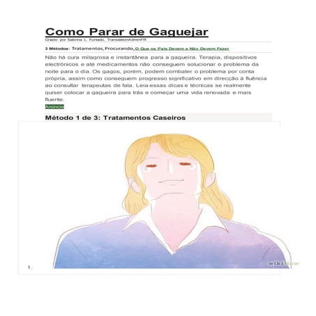 Como parar de gaguejar | DOCX