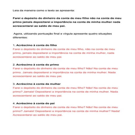 Como pontuar (professor)