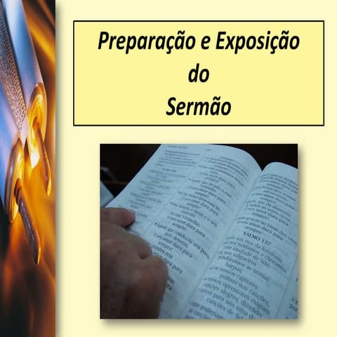 Como preparar e apresentar seu sermão