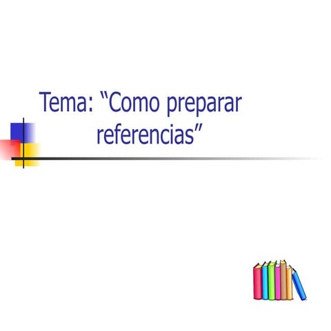 Como Preparar Fichas Bibliograficas