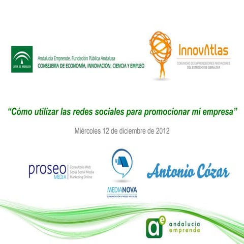 Cómo utilizar las redes sociales para promocionar mi empresa