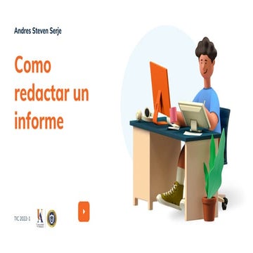 Como redactar un informe | PDF