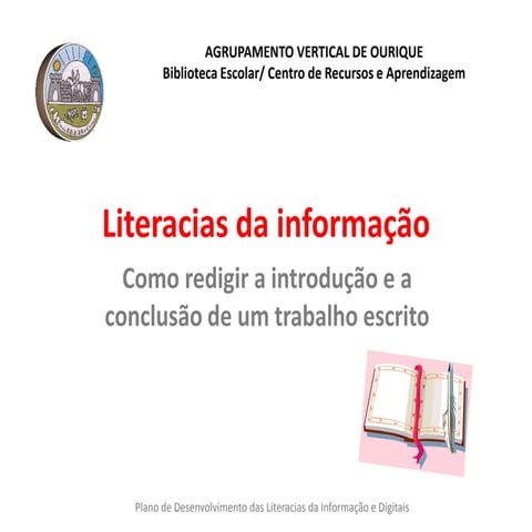 Como redigir a introdução e a conclusão de um trabalho escrito