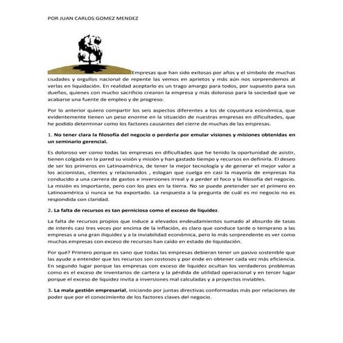 Como se acaban las empresas