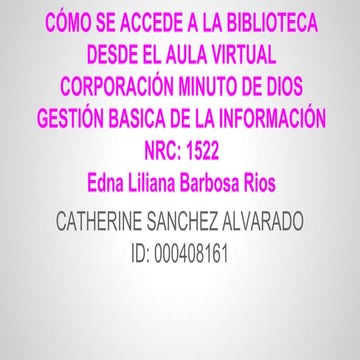acceso a la biblioteca 