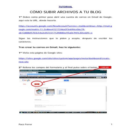 Como subir archivos a tu blog