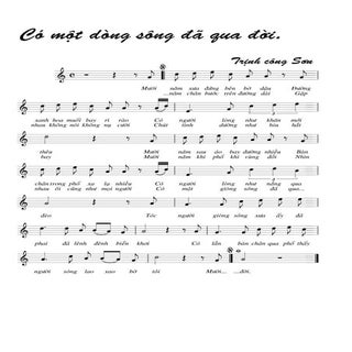 Co mot dong song da qua doi   trinh...