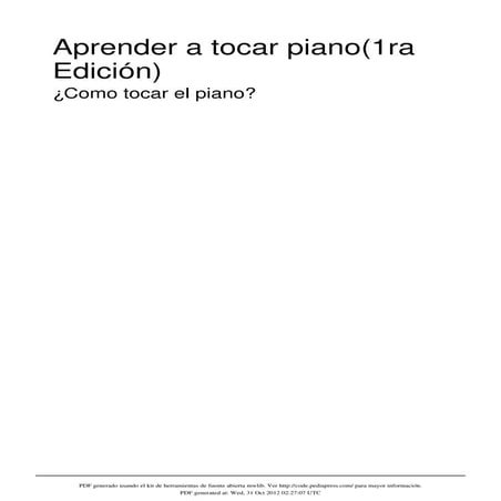 Como tocar el_piano