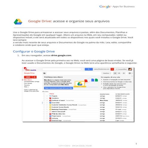 COMO USAR FILES DO GOOGLE visual data 5