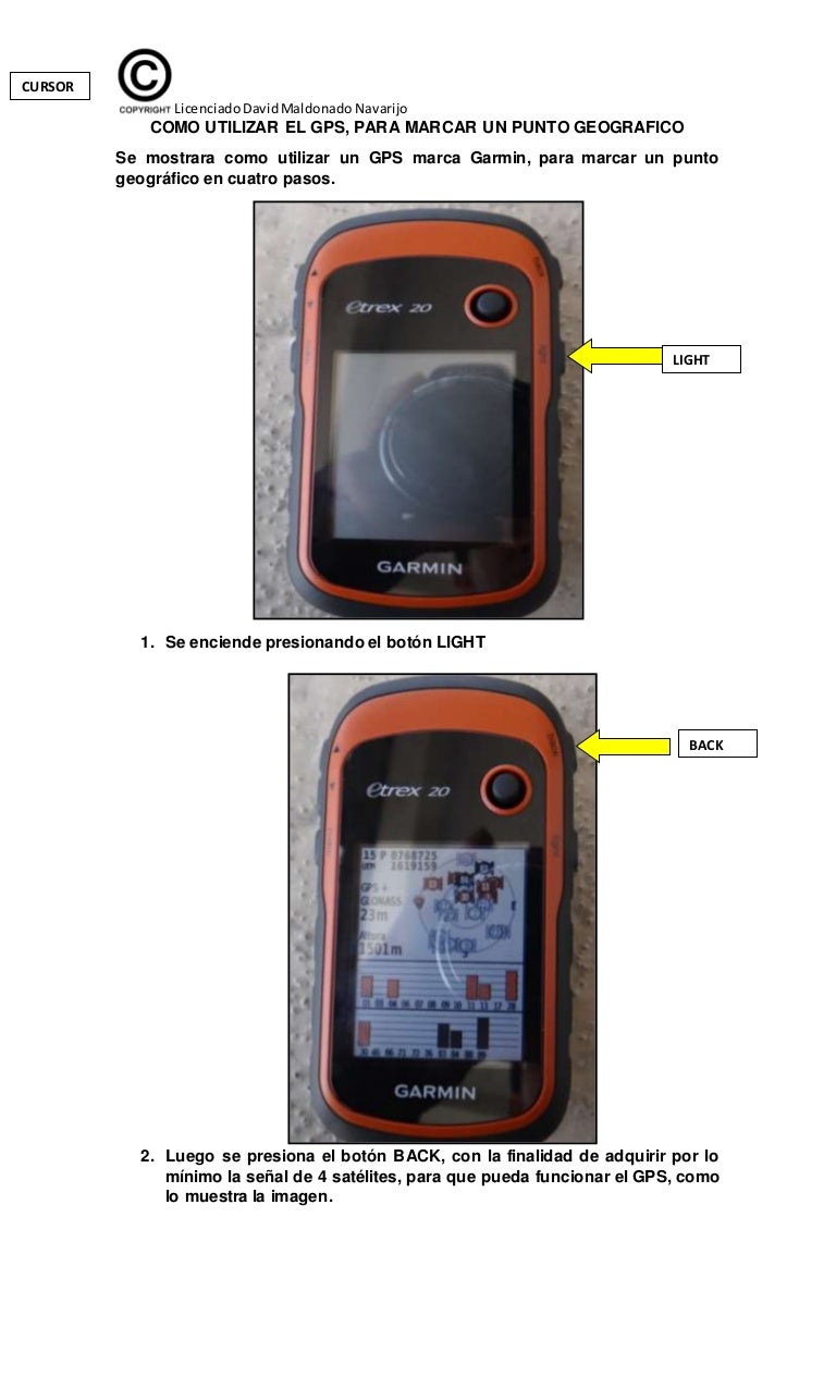 Como utilizar el gps 4 pasos