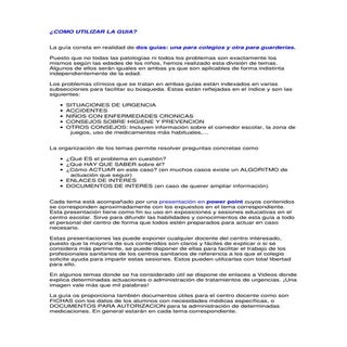 Como utilizar la GUIA para COLEGIOS...