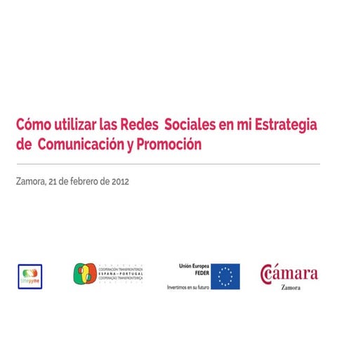 Cómo utilizar las redes sociales en mi estrategia de  comunicación y promoc...
