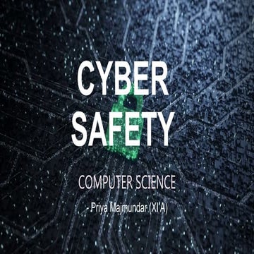CYBER SAFETY PPT