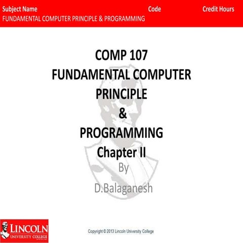 Comp 107 cep ii | PPTX