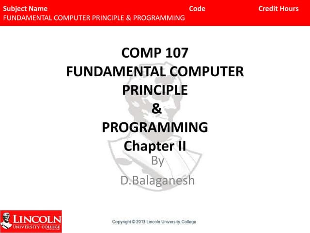 Comp 107 cep ii