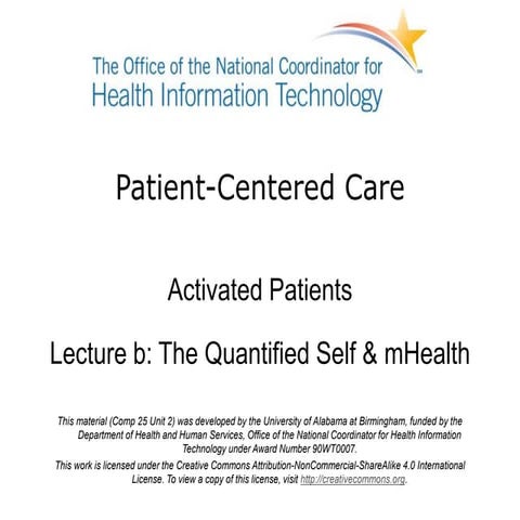 Patient Centered Care | Unit 3b Lecture
