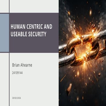 Human-Centric and Usable Security: Enhancing Cybersecurity Through ...