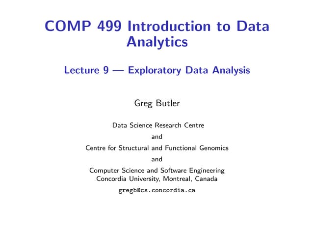 Introduction to EDA and Data Analytics with Power BI