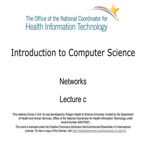 Networks - Lecture C