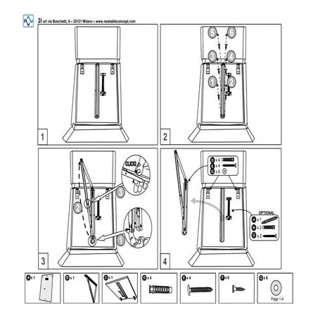 Folding Table Compact - Assembly Instructions Rev. 05