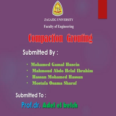 Compaction  grouting hassan