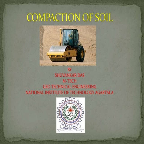Compaction of soil