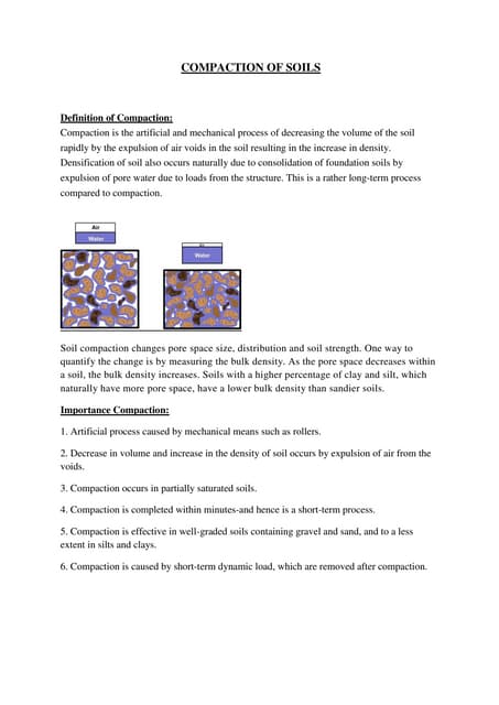 Soil Compaction | PPT
