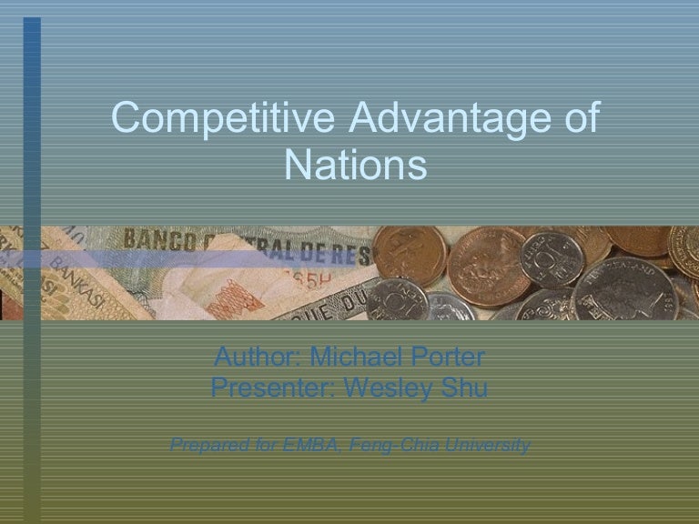 Competitive Advantage of Nations