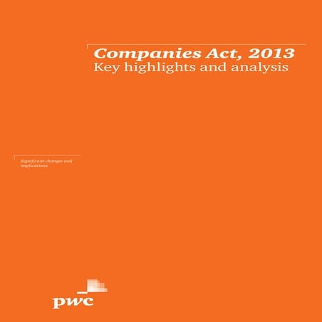 Companies act-2013-key-highlights-and-analysis