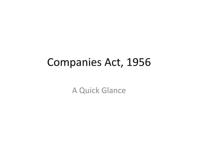 Companies Act, 1956.pptx