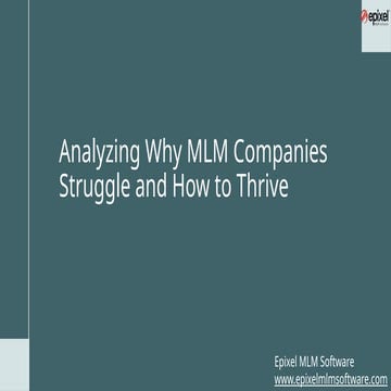 Why MLM Companies Fail? Key Factors to Overcome