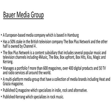 Companies who would publish my magazine