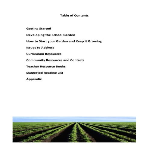 School Garden Manual - Jefferson County Public Schools, Kentucky