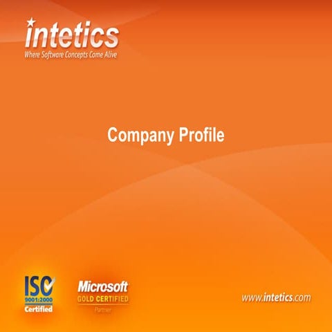 Intetics Company Profile